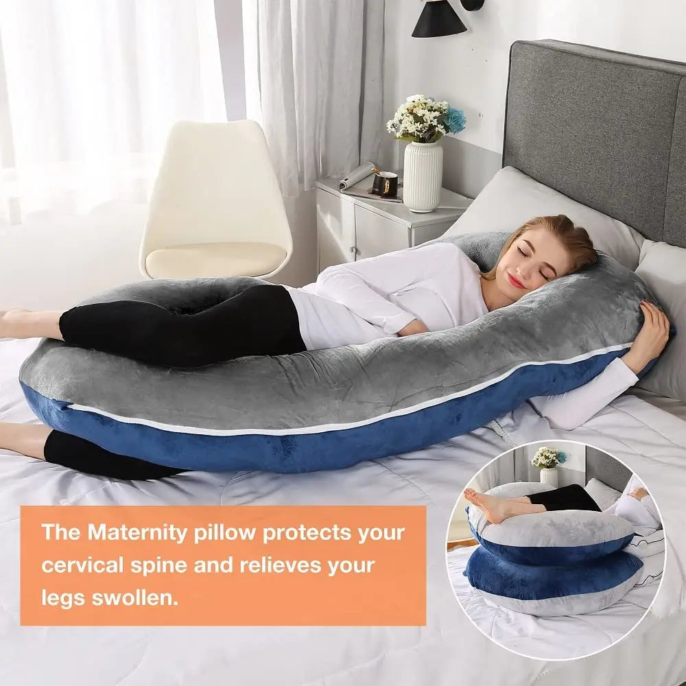 Pregnancy Pillow,Maternity Body Pillow for Sleeping,C Shaped Body Pillow for Pregnant Women
