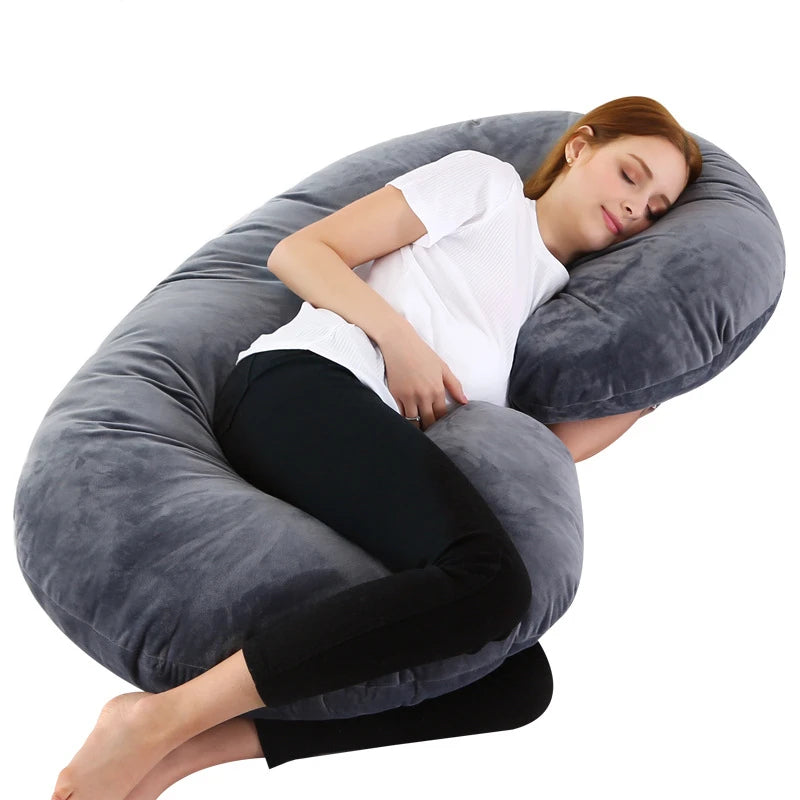 Pregnancy Pillow,Maternity Body Pillow for Sleeping,C Shaped Body Pillow for Pregnant Women